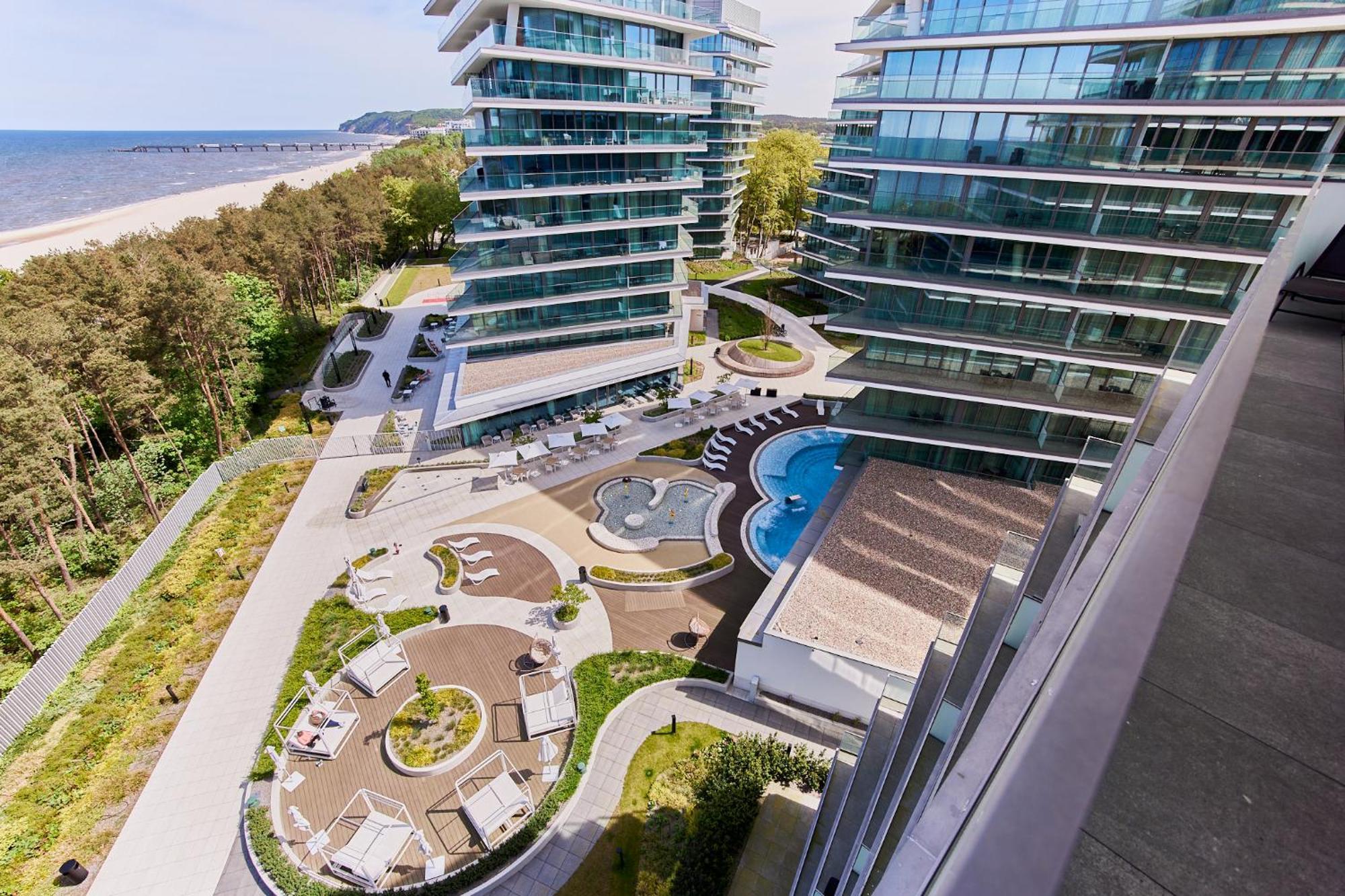Wave Sea View Private Apartment - A864 米兹多洛杰 外观 照片