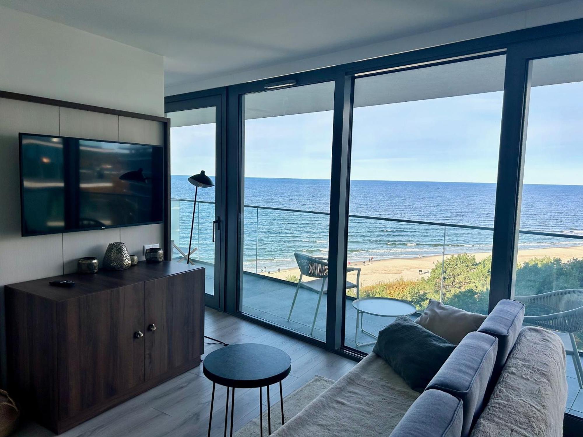 Wave Sea View Private Apartment - A864 米兹多洛杰 外观 照片