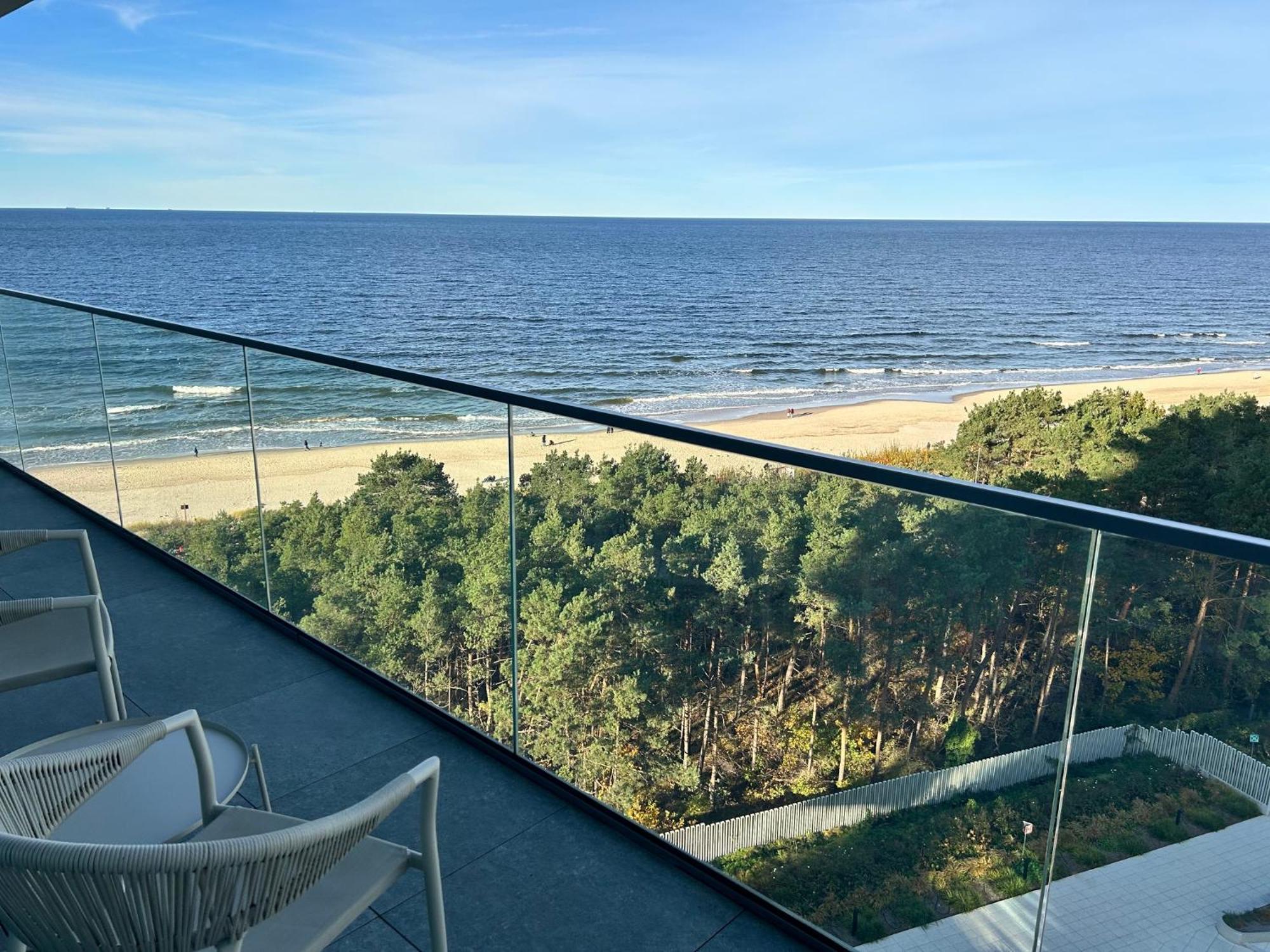 Wave Sea View Private Apartment - A864 米兹多洛杰 外观 照片