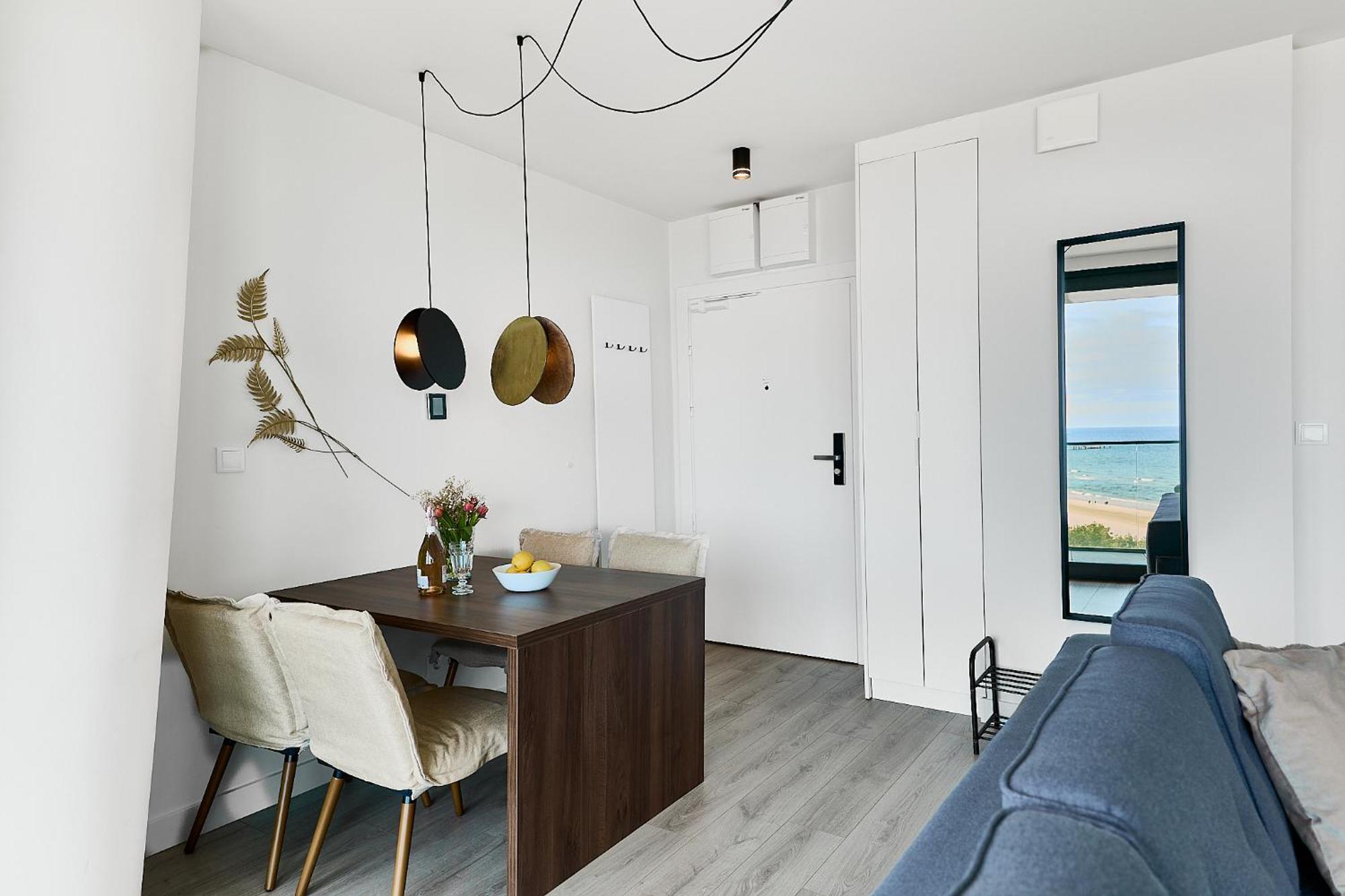 Wave Sea View Private Apartment - A864 米兹多洛杰 外观 照片