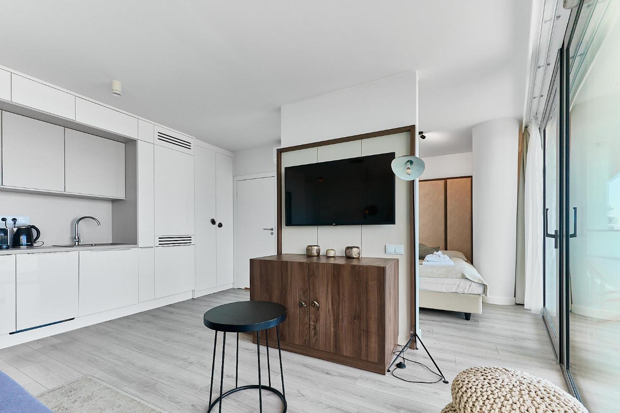Wave Sea View Private Apartment - A864 米兹多洛杰 外观 照片