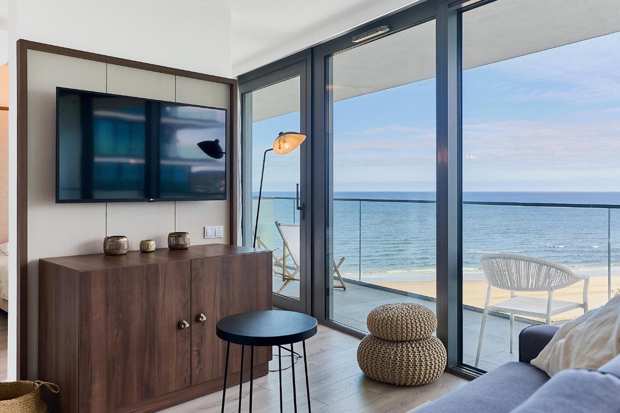 Wave Sea View Private Apartment - A864 米兹多洛杰 外观 照片