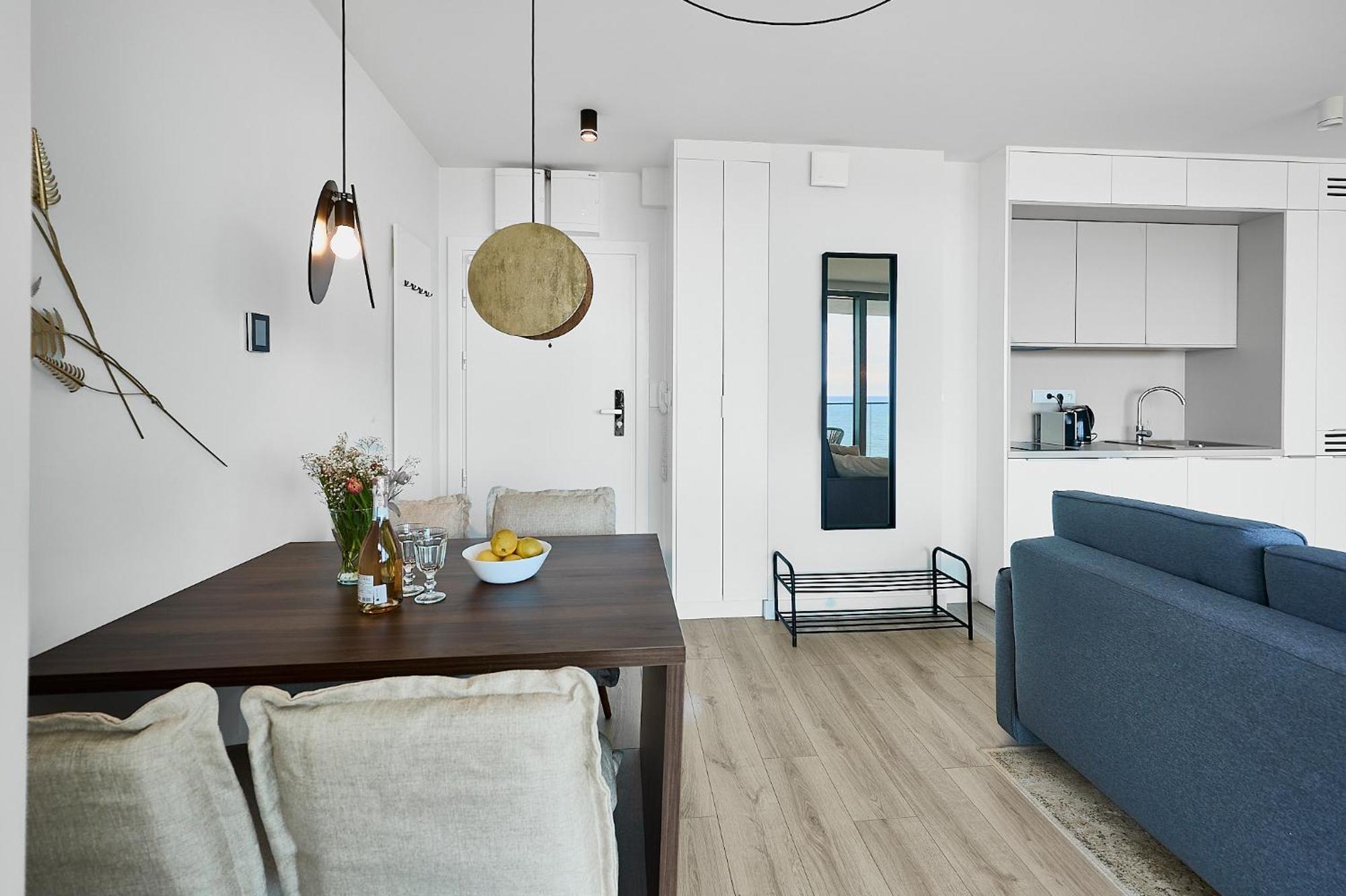 Wave Sea View Private Apartment - A864 米兹多洛杰 外观 照片